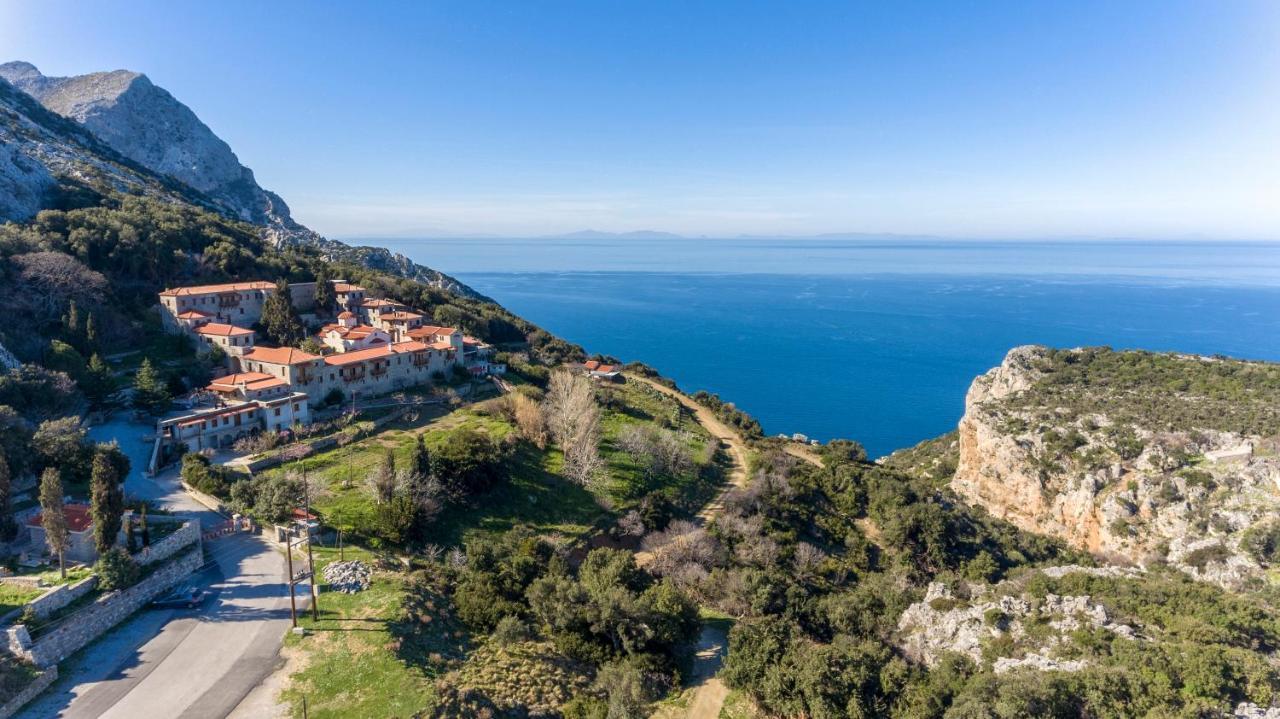 Villa Serenity Kymi Exterior foto