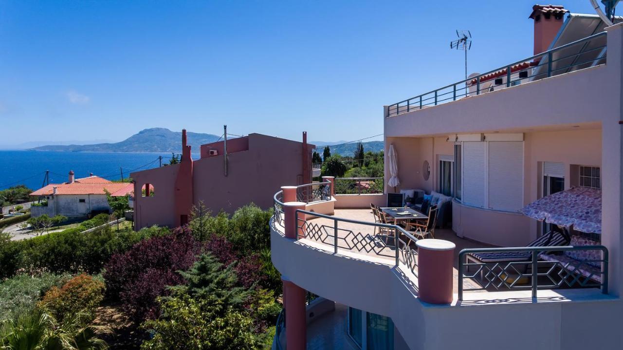Villa Serenity Kymi Exterior foto