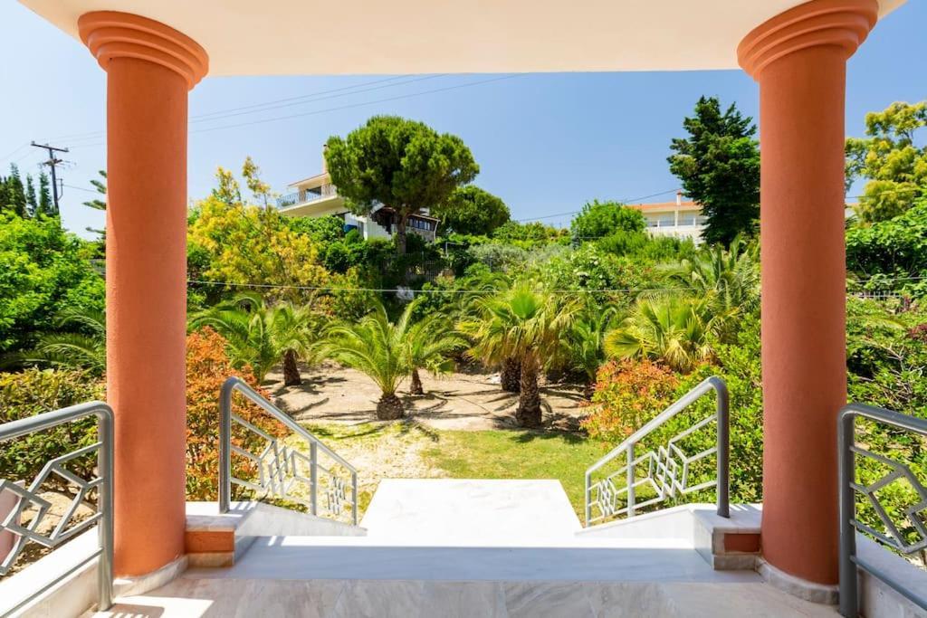 Villa Serenity Kymi Exterior foto