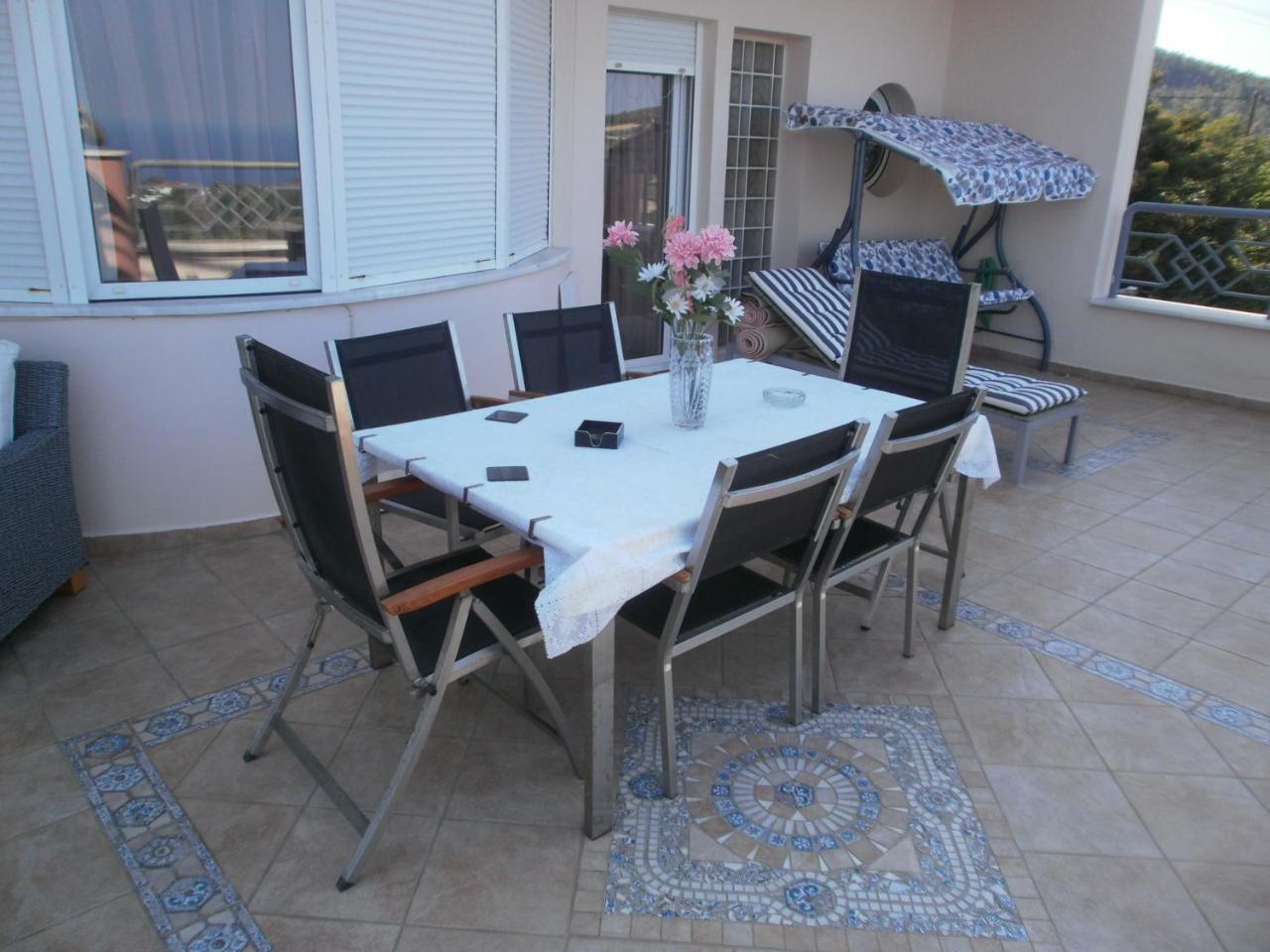 Villa Serenity Kymi Exterior foto